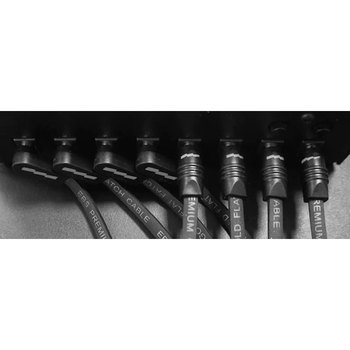 EBS Cable de Alimentación Flat Negro DC1-48 90/0 - 48 Cm 1