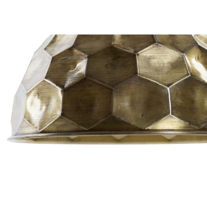 DKD Home Decor Lámpara de Techo Loft Dorada, de Metal y Madera, compatible E27 50W, para 1 Bombilla LED, 39x34x39 cm 1 DKD Home Decor Lámpara de Techo Loft Dorada, de Metal y Madera, compatible E27 50W, para 1 Bombilla LED, 39x34x39 cm 1