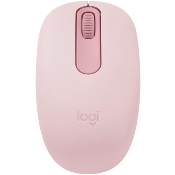 Logitech M196 Ratón Inalámbrico Rosa Bluetooth Óptico 1000 dpi, 12 Meses Batería, Compatible Windows/macOS, Plástico Reciclado