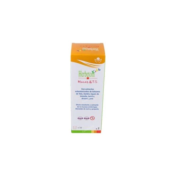 Herbetom Kids Mucos Ts (Bb 100 Tos) Jarabe para la Tos y Mucosidad Niños 250ml