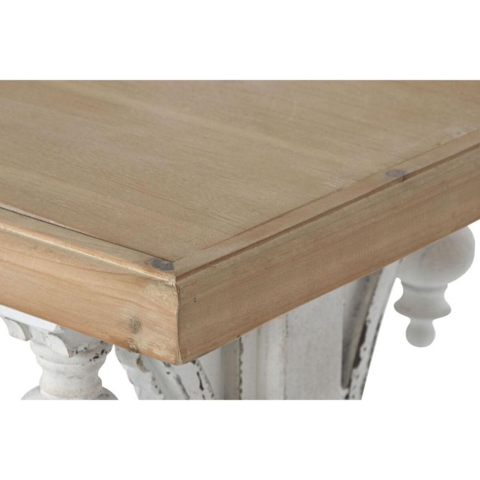 Recibidor Home ESPRIT Blanco 120 x 50 x 77 cm 5 Recibidor Home ESPRIT Blanco 120 x 50 x 77 cm 5