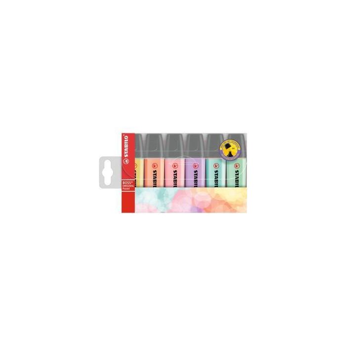 Stabilo Marcador Fluorescente Boss Original C-Surtidos Pastel Blíster 6 Ud Stabilo Marcador Fluorescente Boss Original C-Surtidos Pastel Blíster 6 Ud