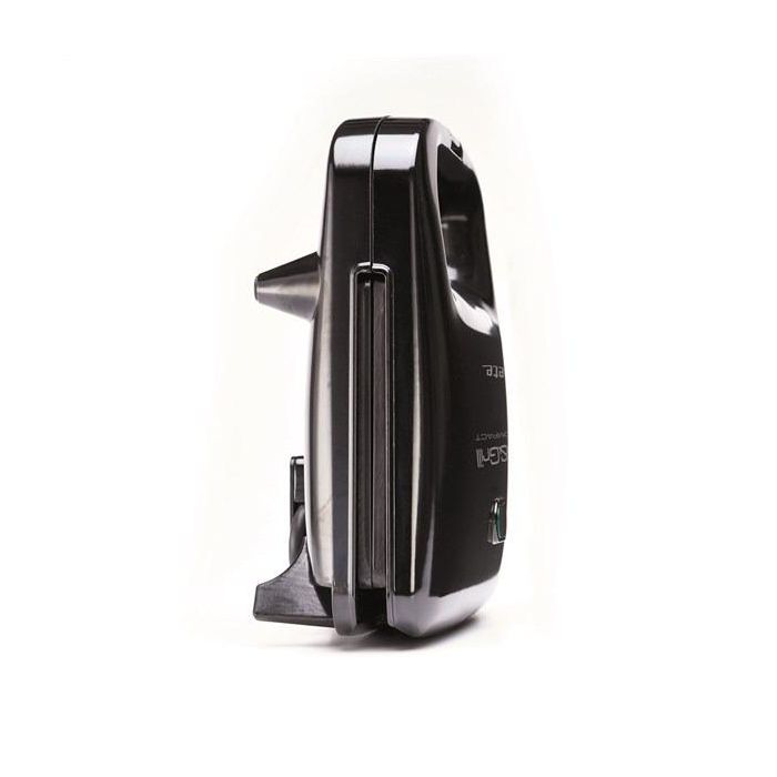 Ariete Sandwichera Negra Compacta con Placa Grill Antiadherente 21.5x12cm, Ideal para Sándwiches, Hotdogs y Más 2 Ariete Sandwichera Negra Compacta con Placa Grill Antiadherente 21.5x12cm, Ideal para Sándwiches, Hotdogs y Más 2