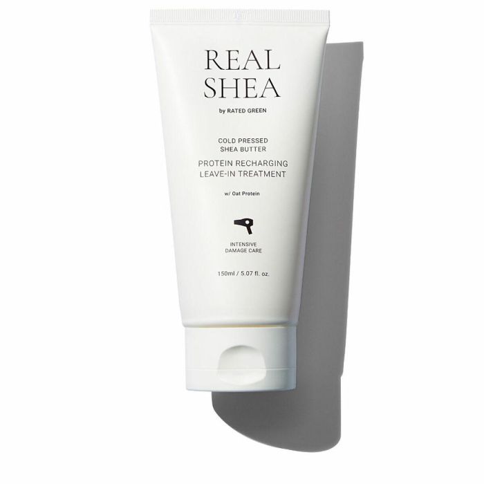 Rated Green REAL SHEA protein recharging leave in treatment 150 ml - Tratamiento Antiencrespamiento Hidratante Reparador Cabello Dañado