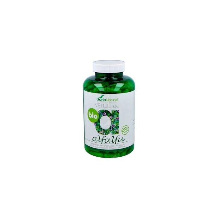 SORIA NATURAL Verde de Alfalfa 240 Cápsulas. Alimento nutritivo con propiedades depurativas