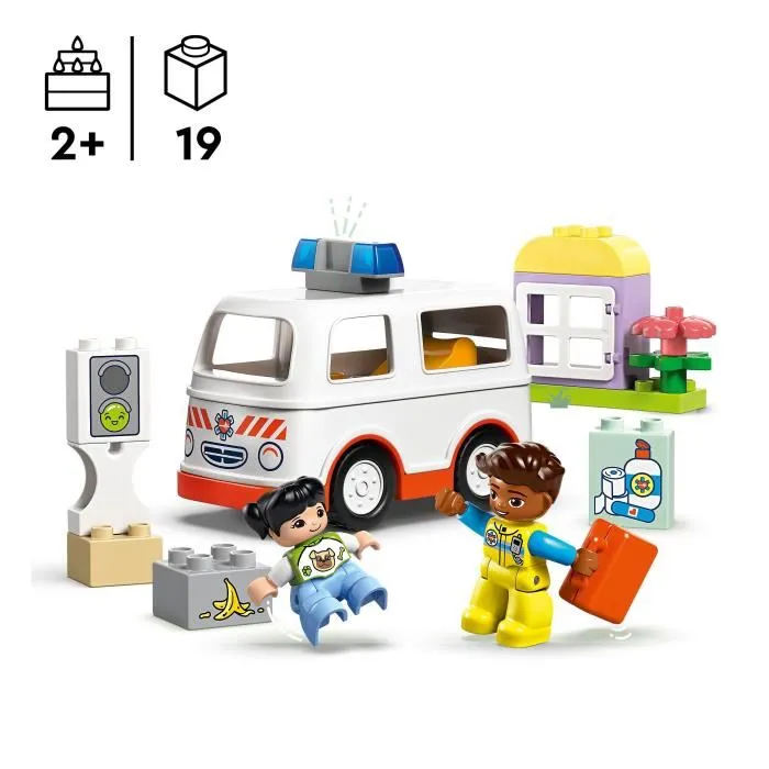 LEGO Ambulancia Y Conductor Lego Duplo 10447