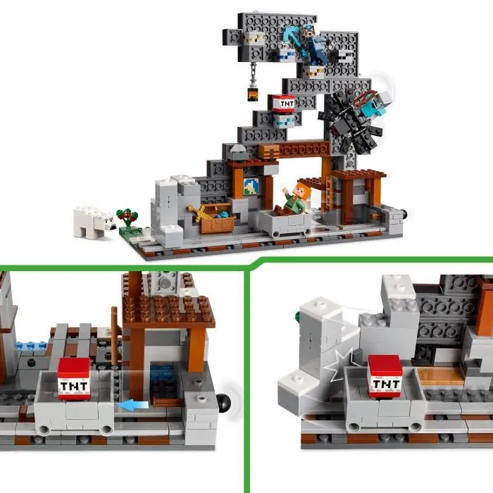 Lego Minecraft 21277 Mina de Pico Set de construcción para niños de 8 años 2 Lego Minecraft 21277 Mina de Pico Set de construcción para niños de 8 años 2