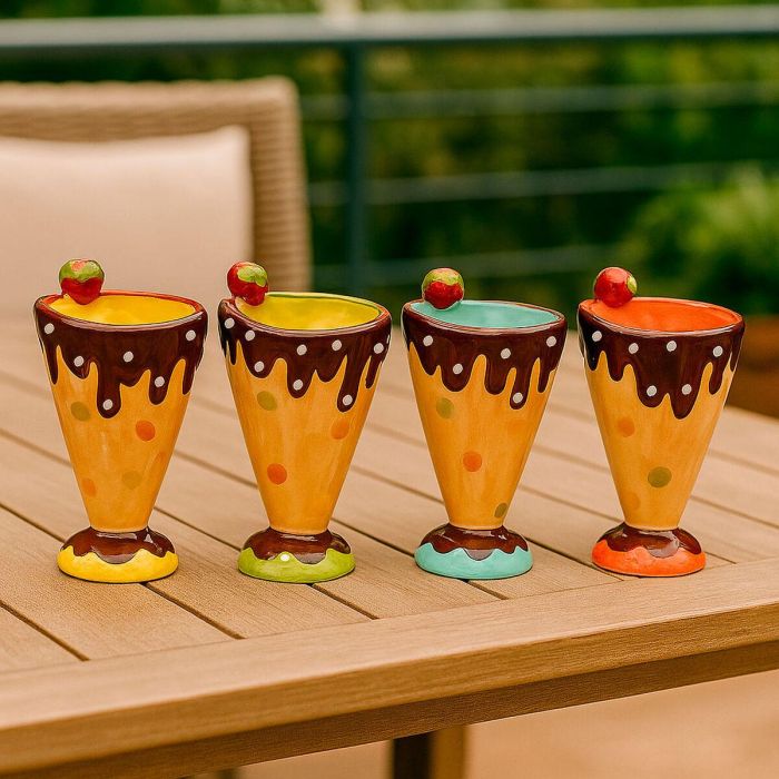 Copa Helado Versa Cerámica 18x9.5 cm, Estilo Fusion-Chic (4 Unidades) 5 Copa Helado Versa Cerámica 18x9.5 cm, Estilo Fusion-Chic (4 Unidades) 5
