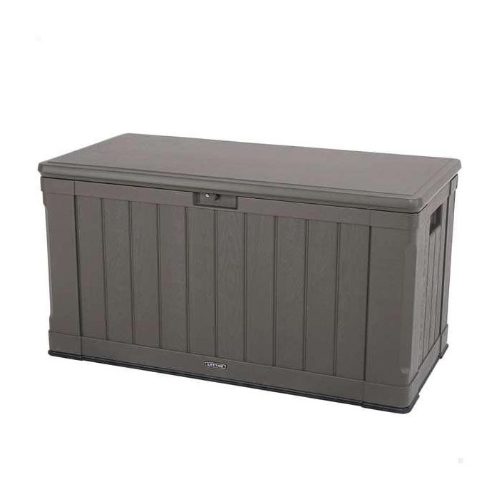 Arcón de Exterior Lifetime Marrón 440 L Plástico 127 x 64 x 67 cm 0 Arcón de Exterior Lifetime Marrón 440 L Plástico 127 x 64 x 67 cm 0
