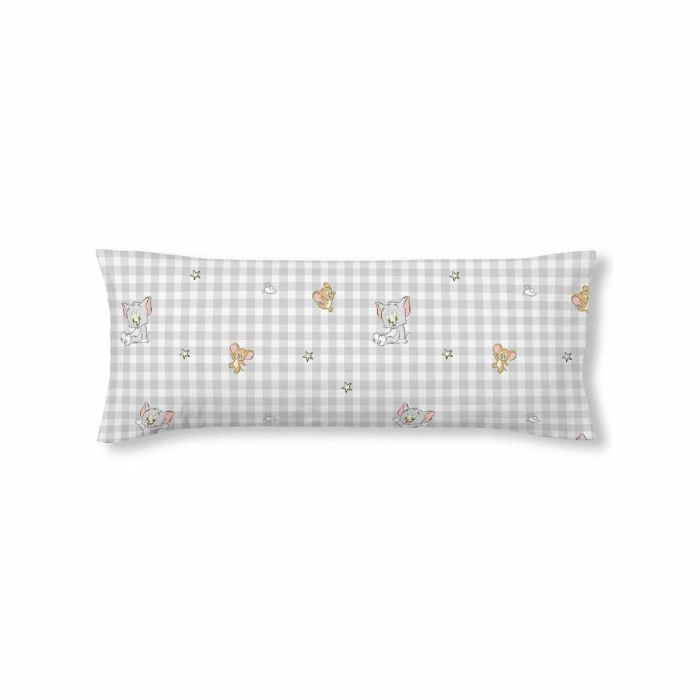 Funda de almohada Tom & Jerry Gris Multicolor 175 Hilos 45 x 125 cm