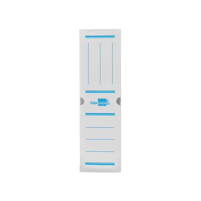 Liderpapel Caja archivo definitivo plástico blanco lomo 100 mm 360x100x260 mm 3 Liderpapel Caja archivo definitivo plástico blanco lomo 100 mm 360x100x260 mm 3