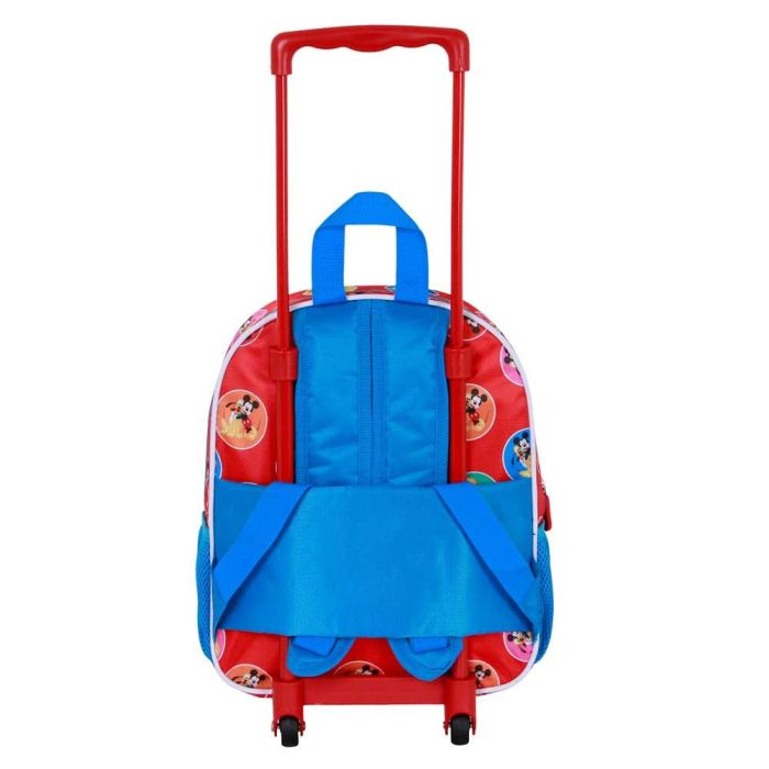 Disney Mickey Mouse Mochila Infantil 3D con Ruedas Pequeña, Multicolor - 7L, 25x30 cm 3 Disney Mickey Mouse Mochila Infantil 3D con Ruedas Pequeña, Multicolor - 7L, 25x30 cm 3