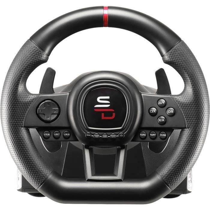 Volante de carreras - SUPERDRIVE - SV650 - Con pedales - Levas - Vibraciones - Multiplataforma 2