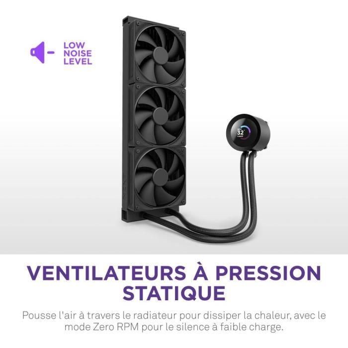 NZXT RL-KN360-B2 Refrigeración Líquida Kraken Plus 360 con Pantalla LCD Personalizable de 1.54" - Negro 4