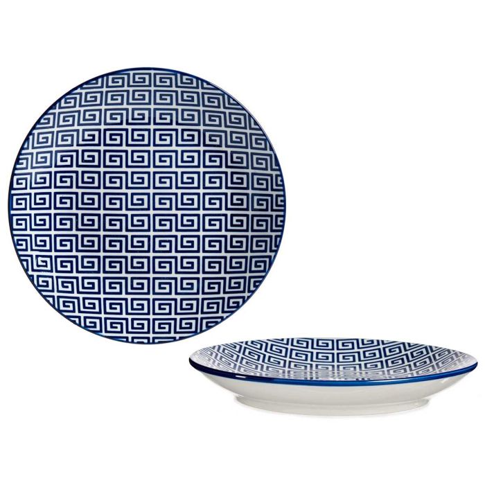 Plato Postre 20Cm Geometrico Azul Vessia (24 Unidades) Plato Postre 20Cm Geometrico Azul Vessia (24 Unidades)
