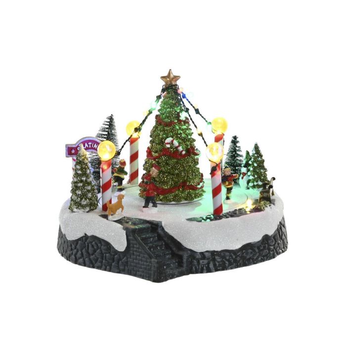 DKD Home Decor Ciudad de Navidad Tradicional Musical con Movimiento LED Multicolor Resina 22x18.5x22 cm Funciona con 3 Pilas AA 0 DKD Home Decor Ciudad de Navidad Tradicional Musical con Movimiento LED Multicolor Resina 22x18.5x22 cm Funciona con 3 Pilas AA 0