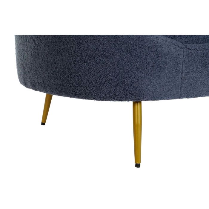 Sofa Scandi DKD Home Decor Azul Dorado 75 x 92 x 155 cm 2 Sofa Scandi DKD Home Decor Azul Dorado 75 x 92 x 155 cm 2