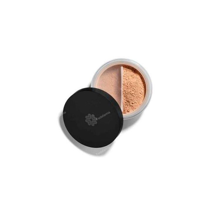 LILY LOLO Base Mineral en polvo SPF15 Cookie 10g para piel sensible, cobertura impecable, vegana y resistente al agua