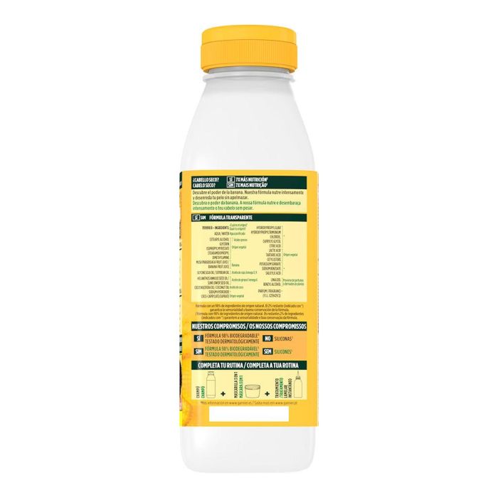 Garnier Fructis Hair Food Banana Acondicionador Ultra Nutritivo para Cabello Seco 350 ml 1