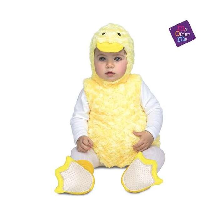 Disfraz bebé patito peluche amarillo talla 0-6 meses 4 Disfraz bebé patito peluche amarillo talla 0-6 meses 4