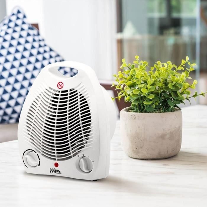 Calefactor - 2000W - WARM TECH - 240V - Hasta 15m³ - Blanco 3