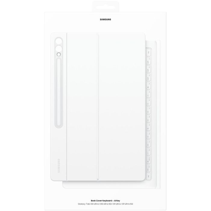 Samsung Book Cover Keyboard für Tab S10 Ultra/S9 Ultra white 2 Samsung Book Cover Keyboard für Tab S10 Ultra/S9 Ultra white 2