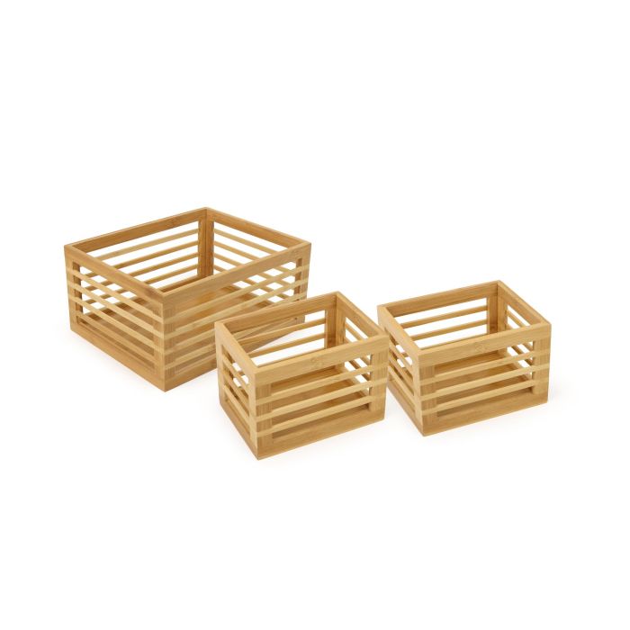 Set de 3 Cajas de Bambú para Organizar - Confortime (4 Cajas) 7 Set de 3 Cajas de Bambú para Organizar - Confortime (4 Cajas) 7