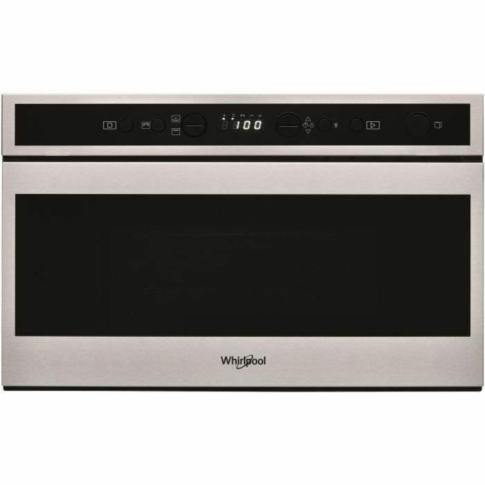 Microondas empotrable - WHIRLPOOL W6MN840 - Gris y negro - 22 L - 750 W - Grill 700 W - Acero inoxidable antihuellas Microondas empotrable - WHIRLPOOL W6MN840 - Gris y negro - 22 L - 750 W - Grill 700 W - Acero inoxidable antihuellas