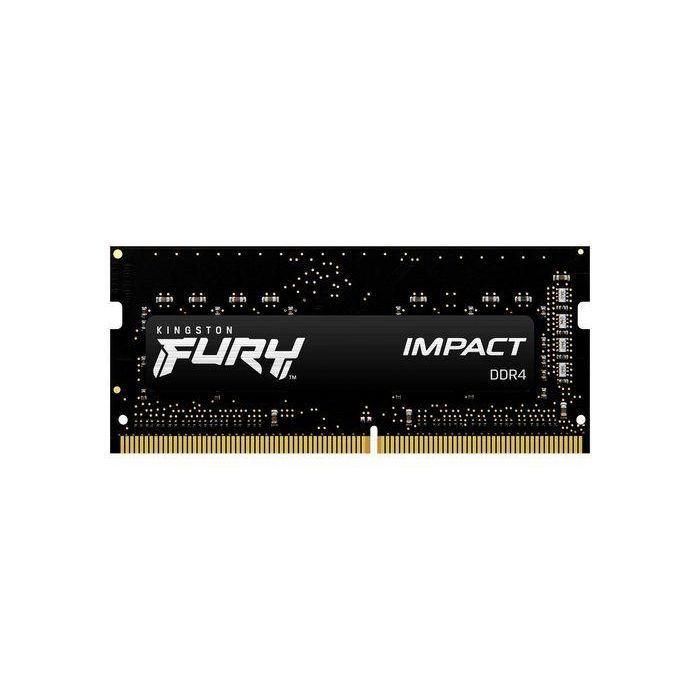 Kingston FURY Impact 16GB (2x8GB) 3200MHz DDR4 CL20 SODIMM para Portátil 2 Kingston FURY Impact 16GB (2x8GB) 3200MHz DDR4 CL20 SODIMM para Portátil 2