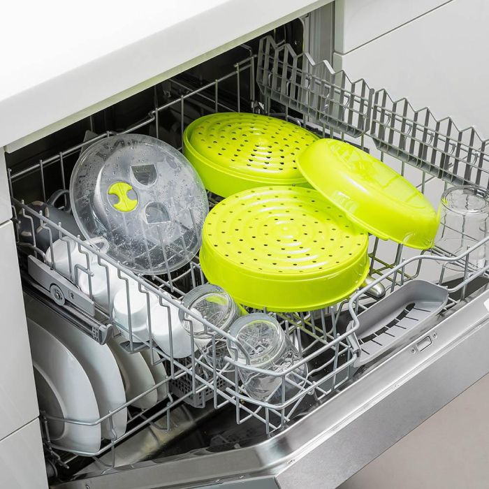 Vaporera Doble para Microondas Codowave InnovaGoods 5 Vaporera Doble para Microondas Codowave InnovaGoods 5