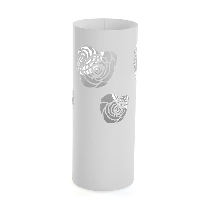 Paragüero Blanco Flower Versa 19X49CM (2 Unidades) Paragüero Blanco Flower Versa 19X49CM (2 Unidades)