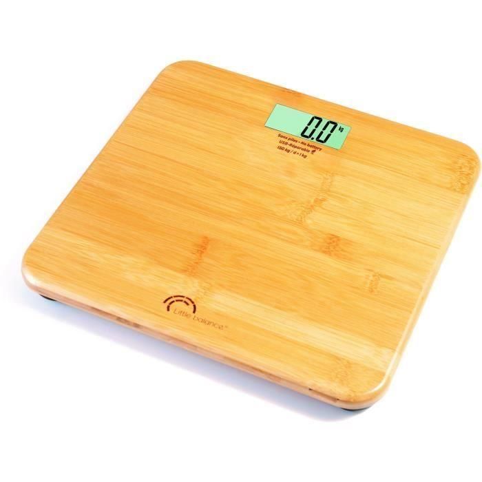 Báscula personal - LITTLE BALANCE - 8745 - Reparable por USB - 150 kg / 100 g - Mi bambú 2 Báscula personal - LITTLE BALANCE - 8745 - Reparable por USB - 150 kg / 100 g - Mi bambú 2