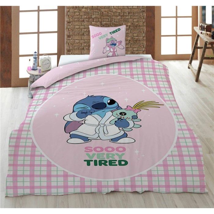 Funda nórdica Stitch Disney cama 90cm 140x200cm policotton 50% algodon 50% poliester