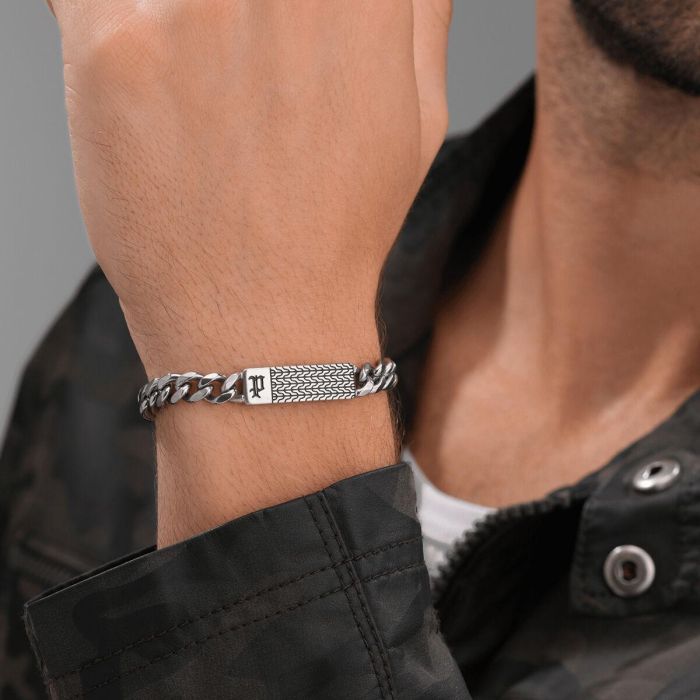 Pulsera Hombre Police PEAGB0078101 Plateado 1