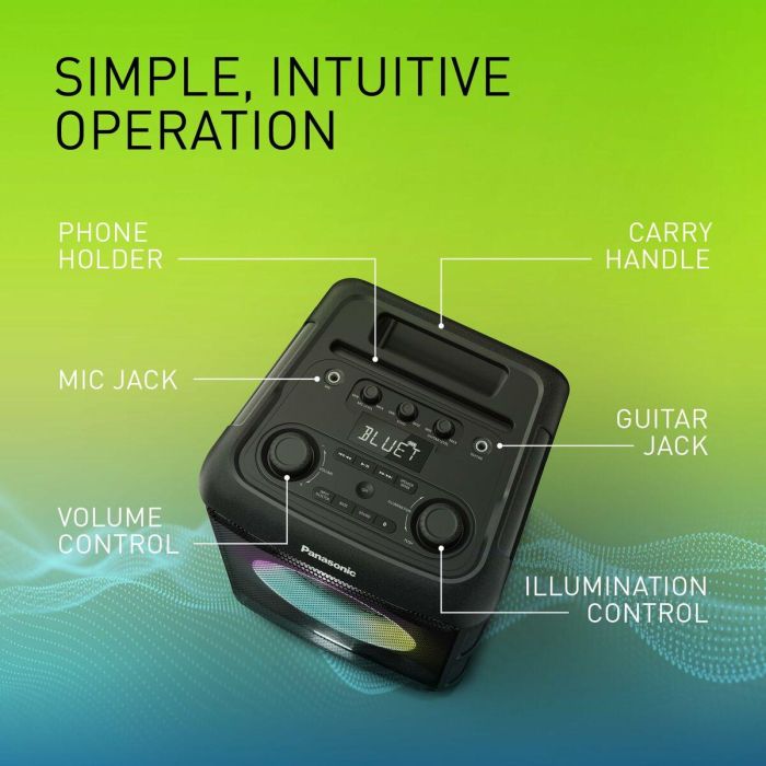 Altavoz Portátil Panasonic SCBMAX5EK 75W 7