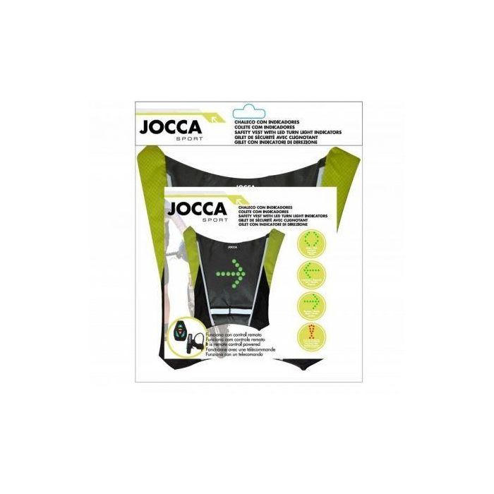 Chaleco para Ciclista Jocca 6228P con Indicadores Luminosos 1