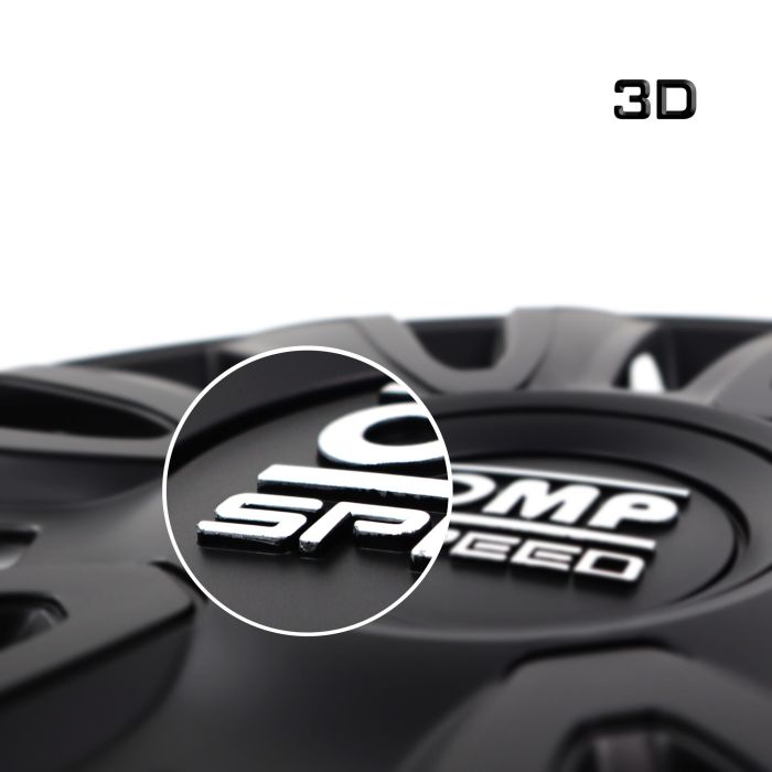 Omp OMPS07011501 Juego De 4 Tapacubos Magnum Color Negro 15 Pulgadas 6 Omp OMPS07011501 Juego De 4 Tapacubos Magnum Color Negro 15 Pulgadas 6