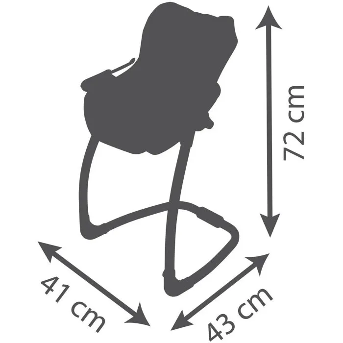 Smoby Silla de coche + Trona 3 en 1 Maxi-Cosi para muñecas SMO3032162402429 a partir de 3 años Rosa 2