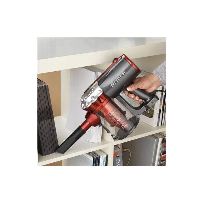 Ariete Aspirador Escoba con Cable 2 en 1, 600W, Tecnología Ciclónica, Depósito Extraíble, para Alfombras y Suelos Difíciles 4