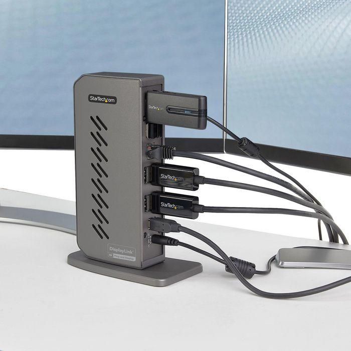 StarTech.com StarTech.com USB-C USB-A Dock - Hybrid Universal USB 3.0 Docking Station for USB-C or USB-A Laptop - Dual Monitor 4K 60Hz HDMI/DisplayPort - 6x USB-A, GbE - USB 3.1 Gen 1 - Windows/Mac (DK30A2DHUUE) 6 StarTech.com StarTech.com USB-C USB-A Dock - Hybrid Universal USB 3.0 Docking Station for USB-C or USB-A Laptop - Dual Monitor 4K 60Hz HDMI/DisplayPort - 6x USB-A, GbE - USB 3.1 Gen 1 - Windows/Mac (DK30A2DHUUE) 6