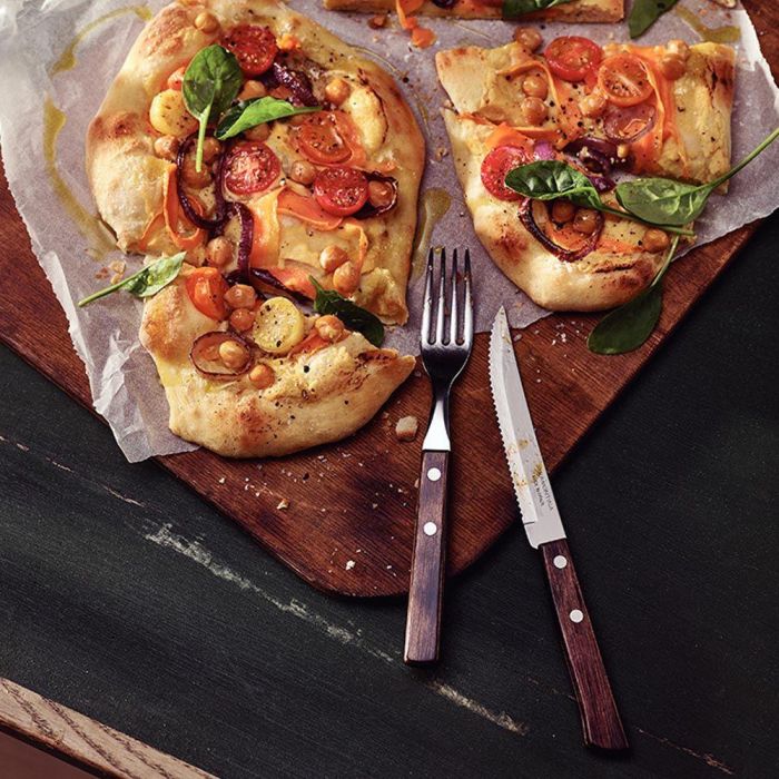 Tramontina Juego para Asado 12 Piezas Polywood Castaño Acero Inoxidable Tramontina Juego para Asado 12 Piezas Polywood Castaño Acero Inoxidable