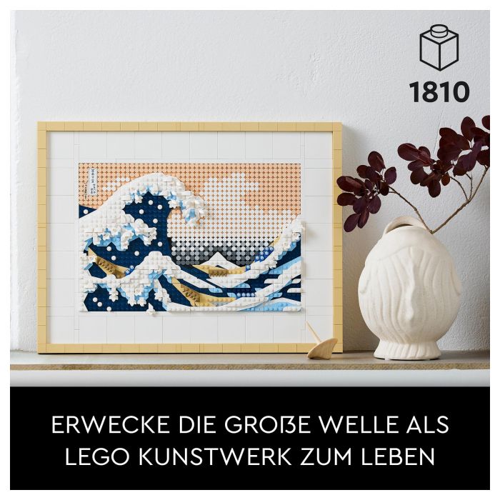 LEGO ART 31208 Hokusai - La Gran Ola, Juego de Construcción, 1810 Piezas, Multicolor