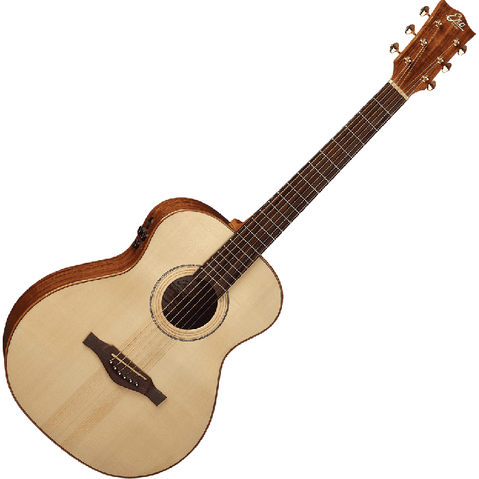 Guitarra Acústica Travel Marcopolo A/E - Natural (Con Funda) 1 Guitarra Acústica Travel Marcopolo A/E - Natural (Con Funda) 1
