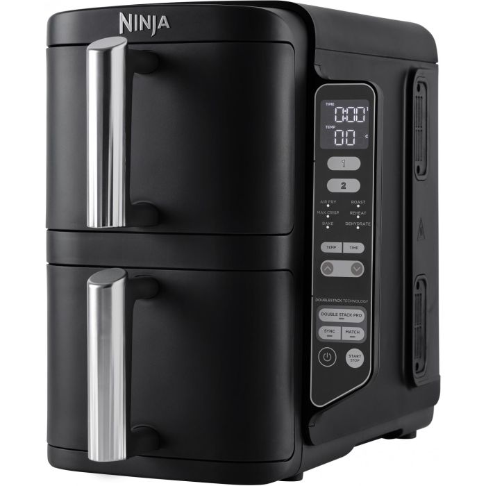 Ninja SL300EU Freidora de Aire Doble Cesta Double Stack 7,6L 4