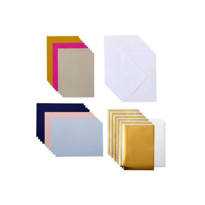 Cricut 2009224 Foil Transfer Insert Cards Sensei Sampler, Tarjetas de felicitación estándar de Papel, Multicolor, 10 unidades