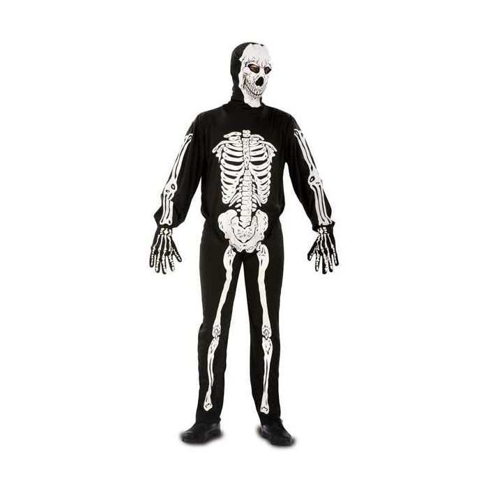 Disfraz esqueleto verdugo, mono y guantes talla XXXL Disfraz esqueleto verdugo, mono y guantes talla XXXL