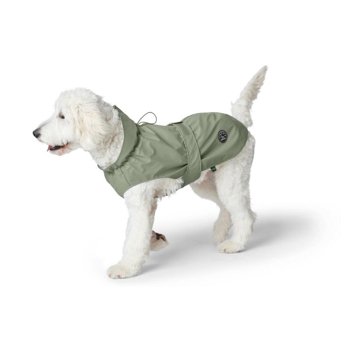 Hunter Abrigo para Perro Milford 30 cm Verde - Impermeable y Cortavientos, con Apertura para Arnés y Collar, Cuello 20-44 cm, Vientre 38-46 cm 4 Hunter Abrigo para Perro Milford 30 cm Verde - Impermeable y Cortavientos, con Apertura para Arnés y Collar, Cuello 20-44 cm, Vientre 38-46 cm 4