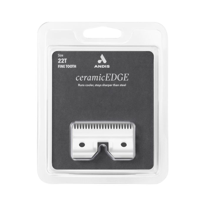 Andis Recambio Cuchilla Cerámica 22 Dientes Finos para Maquinillas Desmontables Estándar (excepto 50/40), Acabado Suave y Limpio