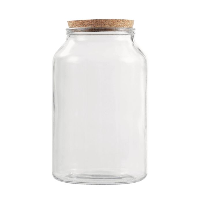 Tarro de vidrio con tapón de corcho 3800 ml - La Mediterranea (4 Unidades) 4 Tarro de vidrio con tapón de corcho 3800 ml - La Mediterranea (4 Unidades) 4