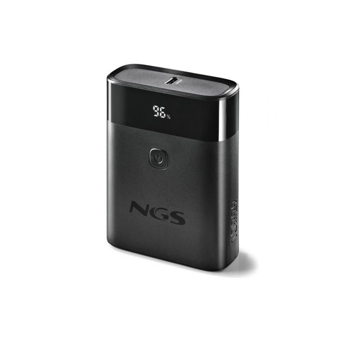 NGS TWIX10 Powerbank 10000mAh 22.5W Carga Rápida USB-C/A Negra con Pantalla LED y PD 20W/QC3.0